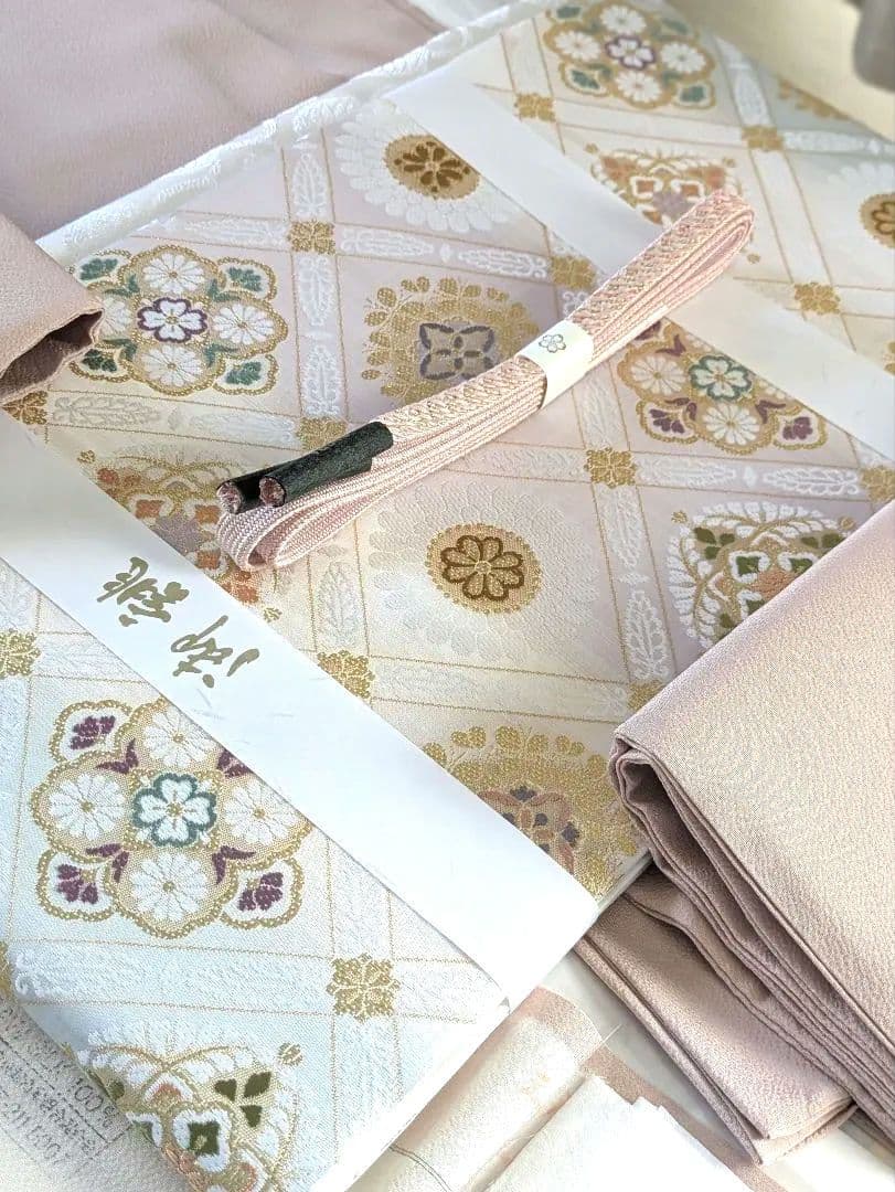 正絹西陣織名門丸勇謹製豪華袋帯七宝金糸高島礼子雑誌着用 - メルカリ