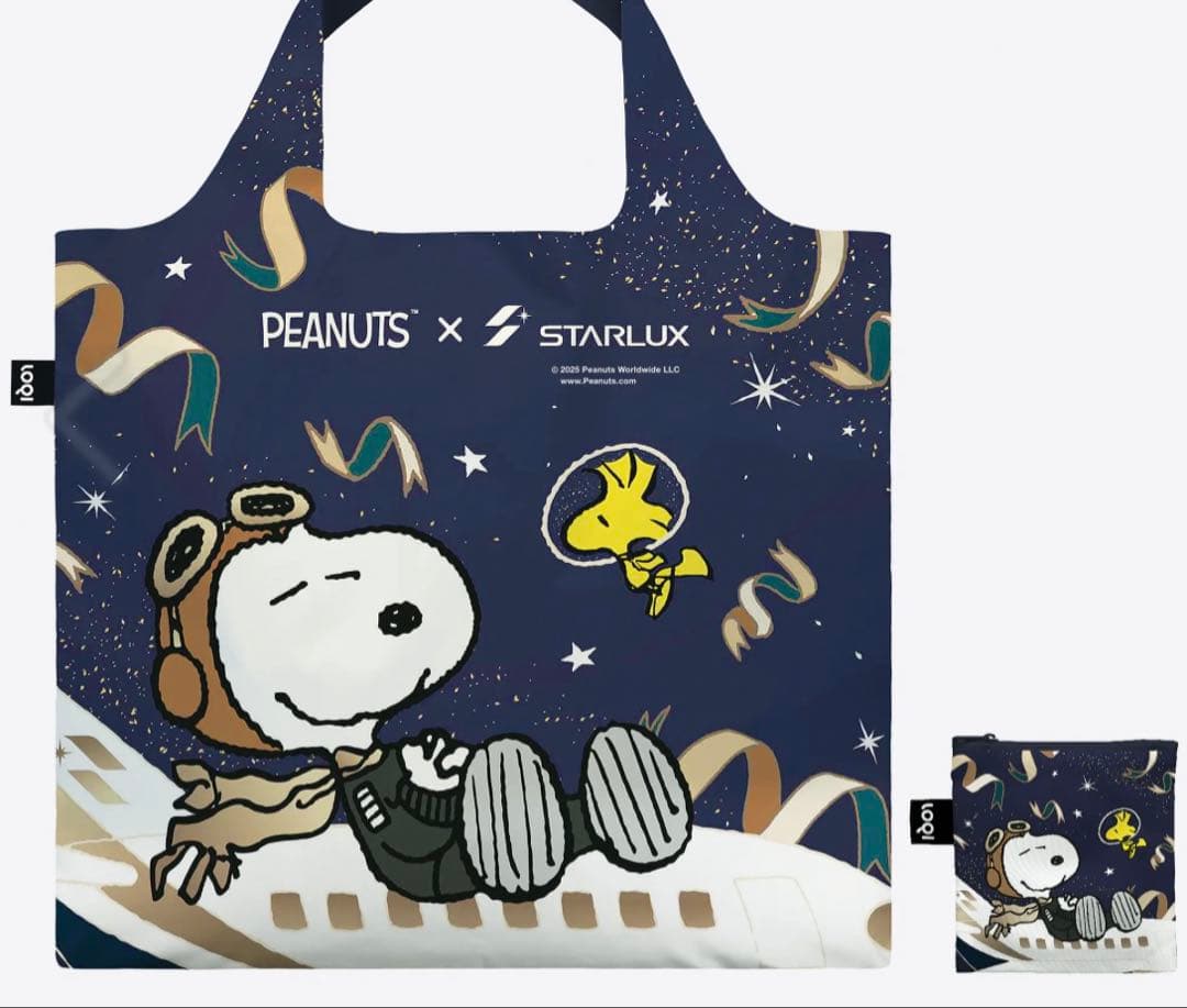 スヌーピー スターラックス航空 LOQI エコバッグ - メルカリ