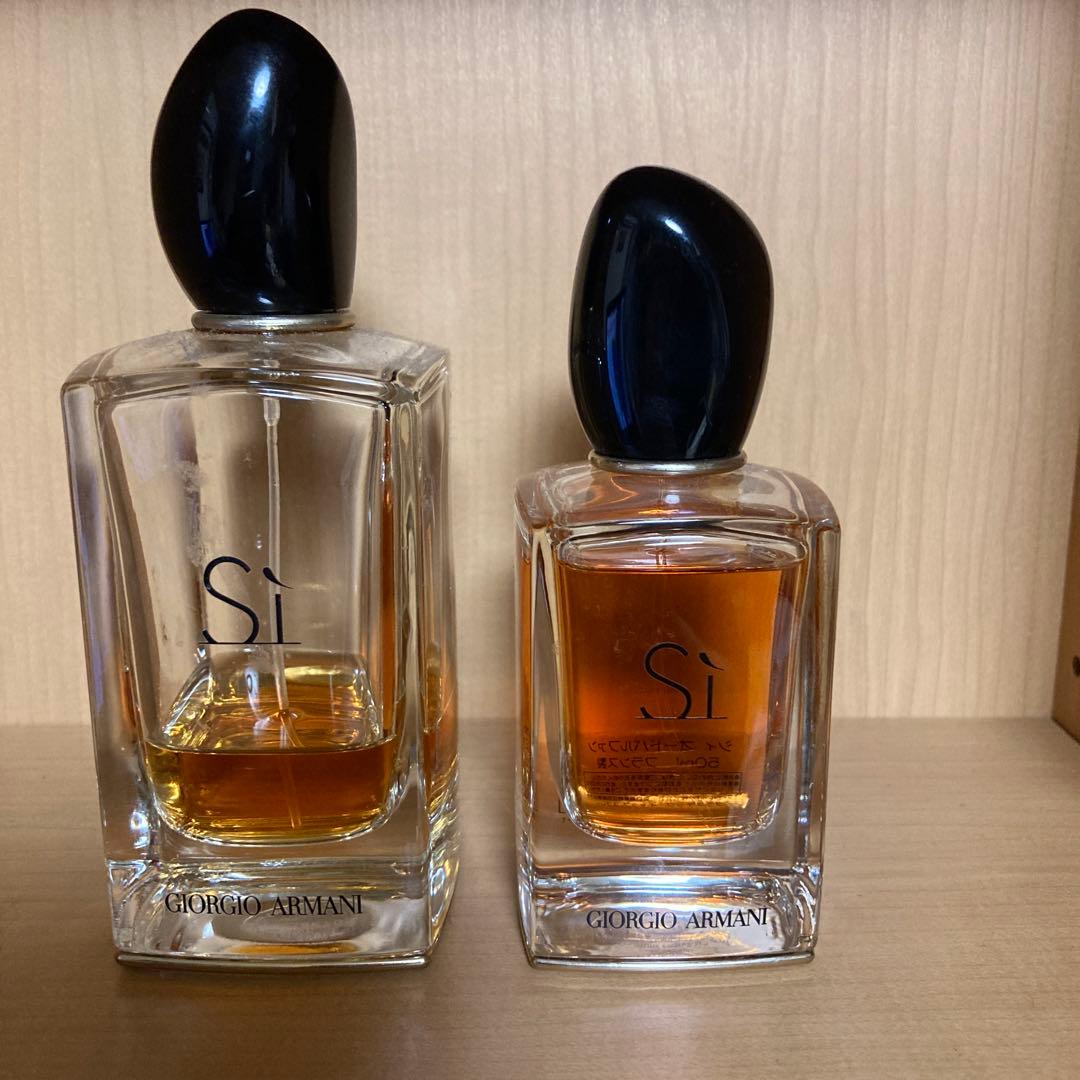 Giorgio Armani Si 香水 大小セット Giorgio Armani Si 香水セット 50ml Giorgio Armani Si 香水 大小