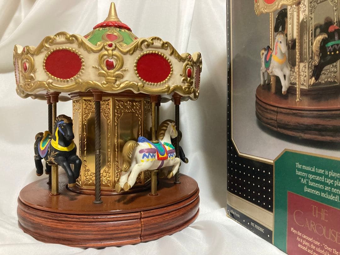 レトロ メリーゴーランド オルゴール 回転木馬 WACO ヴィンテージ 昭和