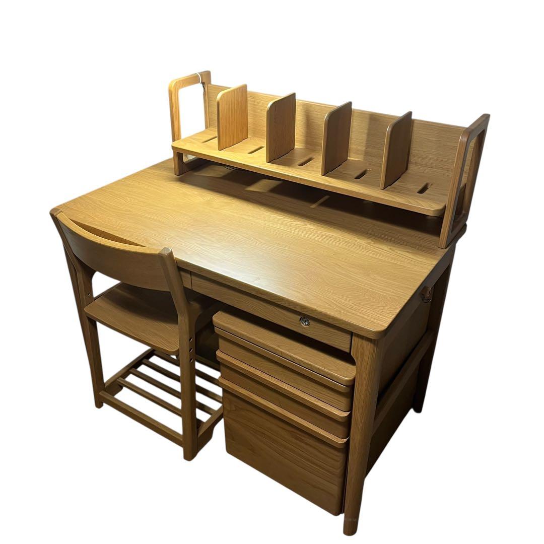 KEYUCA ケユカ ニノス デスク ワゴン イス ライト4点セット 子供用