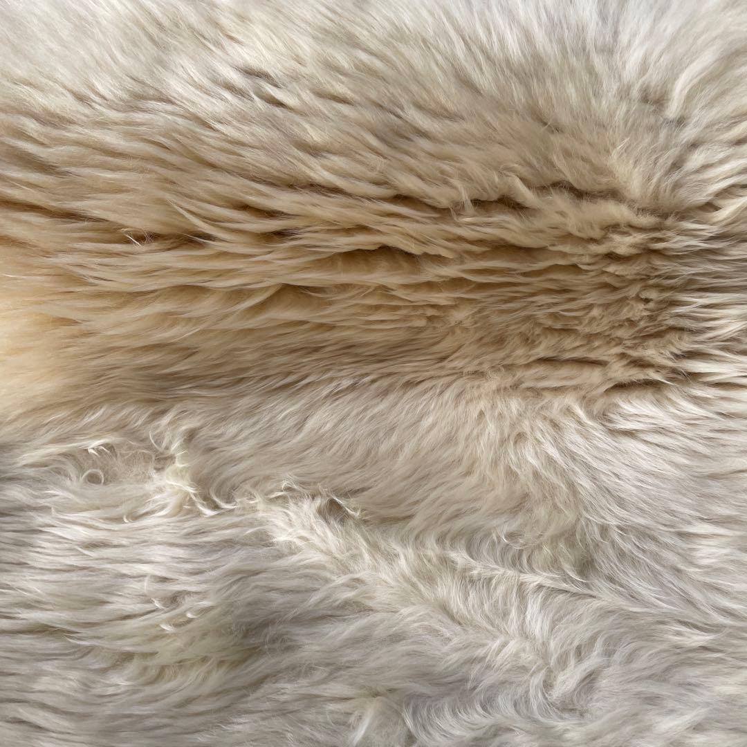 ムートンラグ エクセルファー オーストラリア産 日本製 ローム タイムセール❗️】ニチロムートン ロームエクセルファー羊毛100% 毛皮