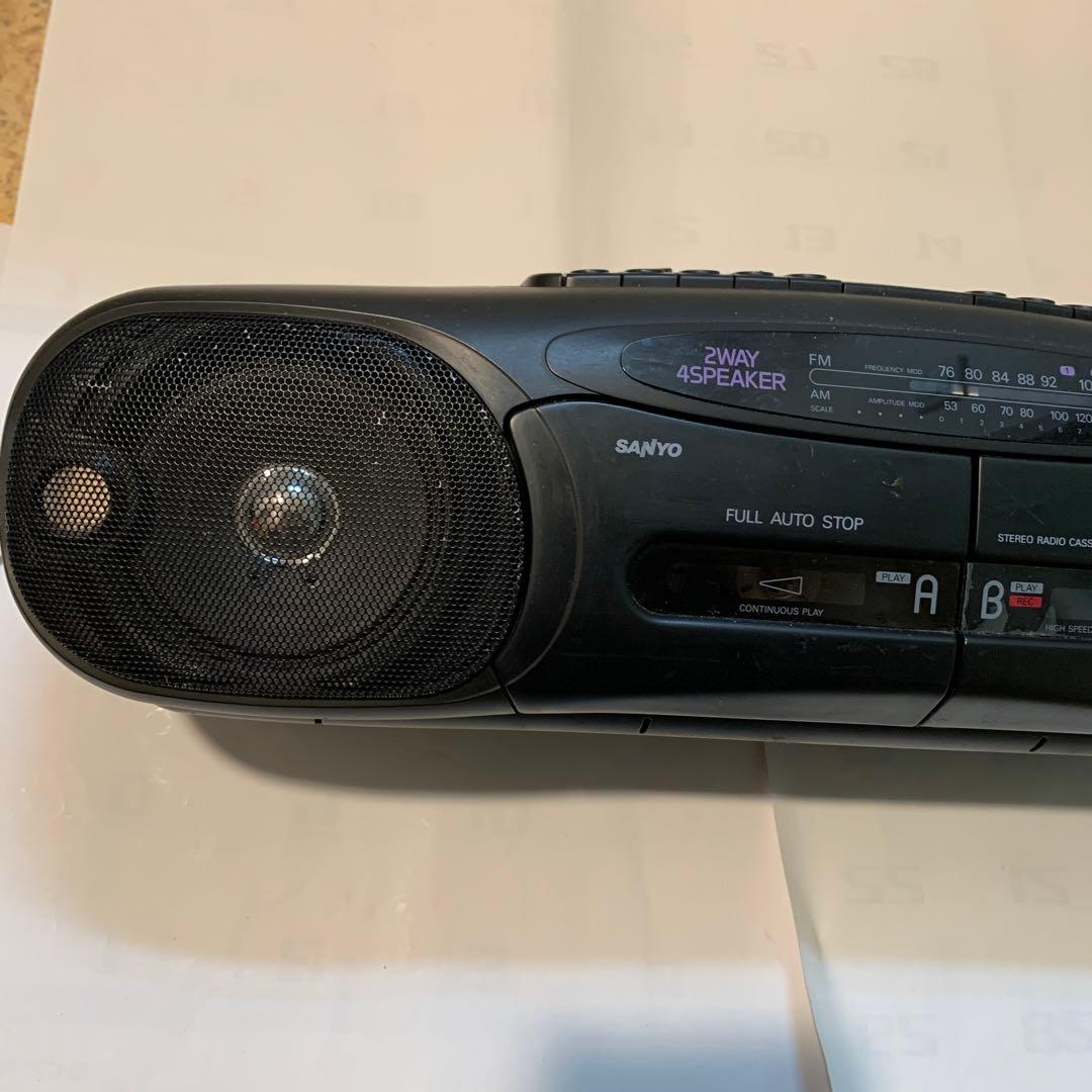 ラジカセ(W)/SANYO U4-W24【ジャンク】 - メルカリ