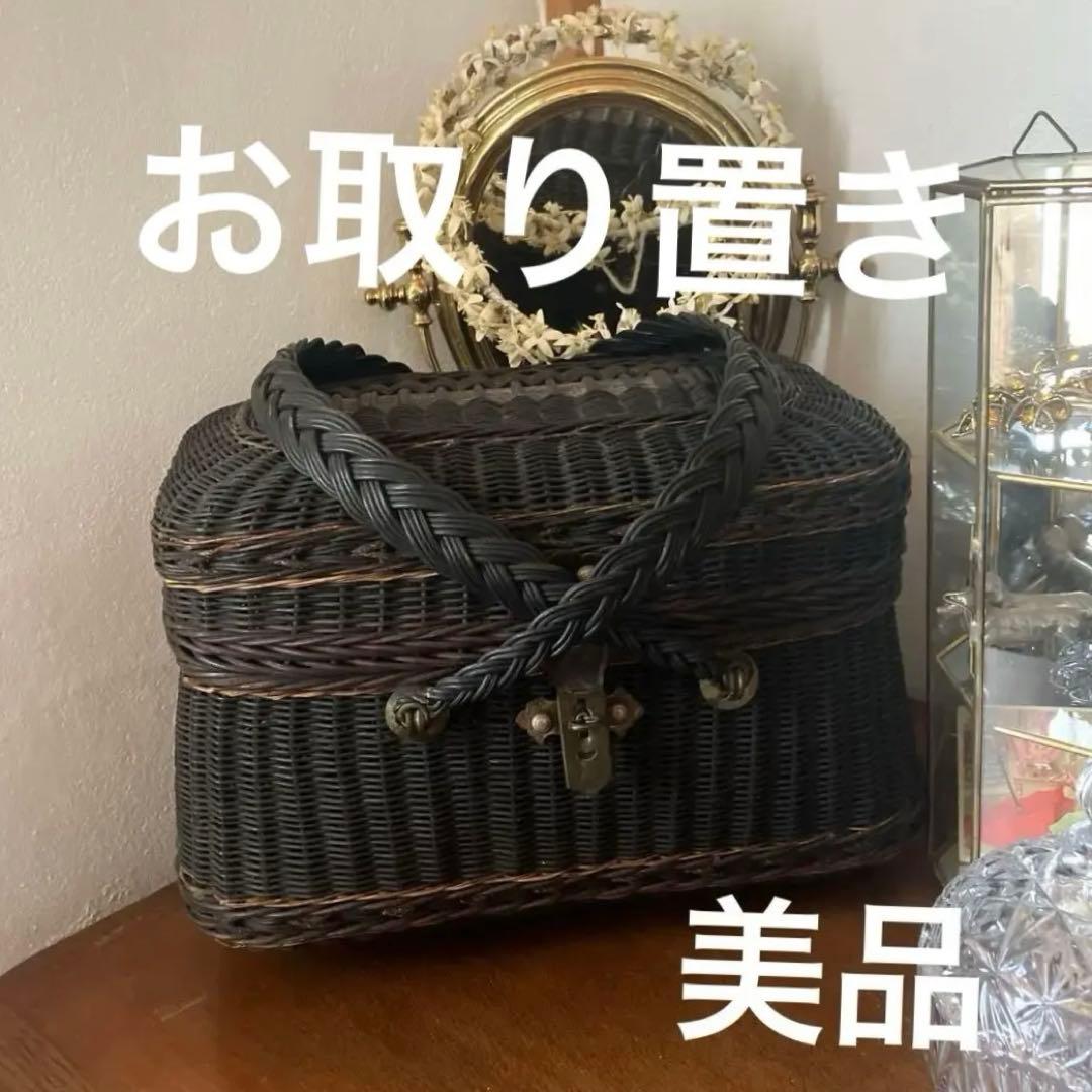 美品フランスアンティークパニエ　サック・ド・フィヨンセ　フィアンセバッグ no.4 サックドフィヨンセ アンティークパニエ フランスアンティーク