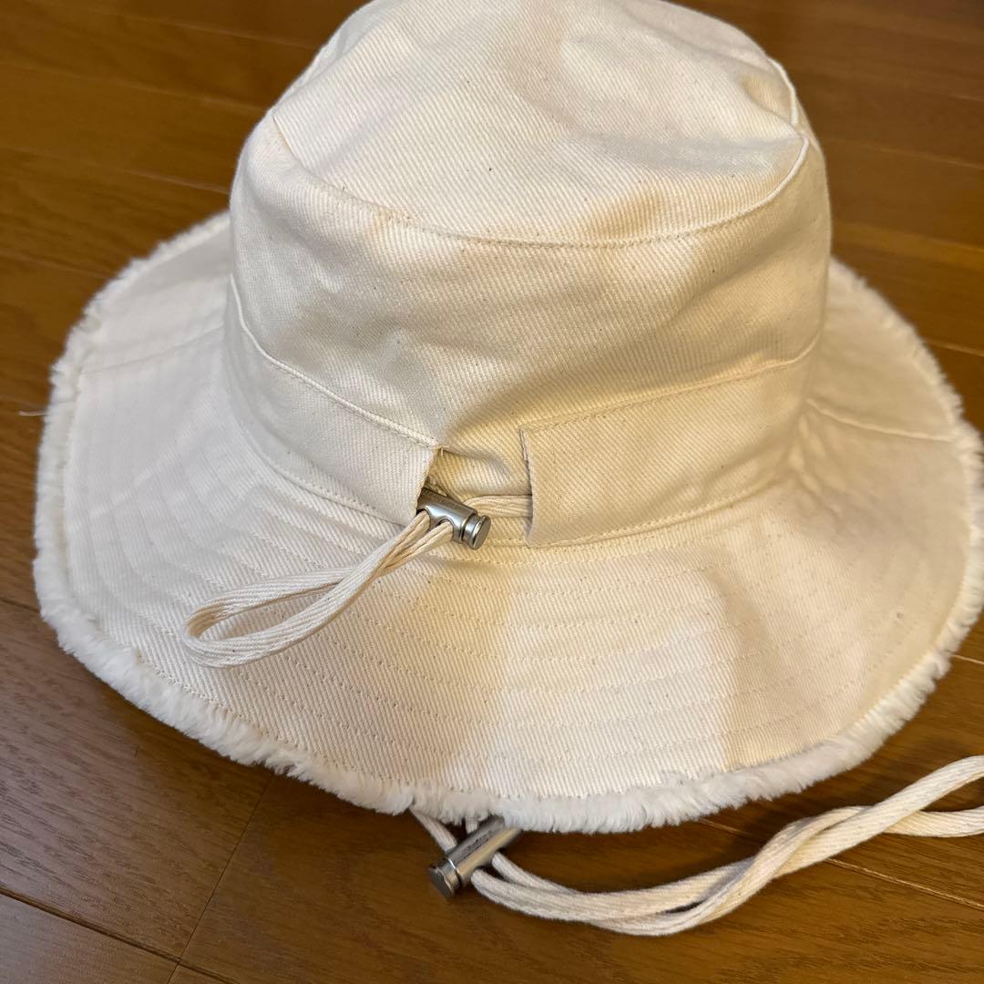 JACQUEMUS ハット ホワイト size:58 - メルカリ
