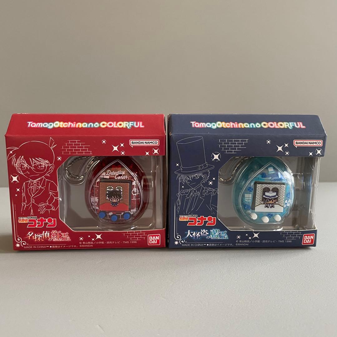 【 名探偵コナン 】 たまごっち　 名探偵の紅玉／大怪盗の藍玉　怪盗キッド 抽選販売】Tamagotchi nano colorful 名探偵コナン （名探偵の紅玉