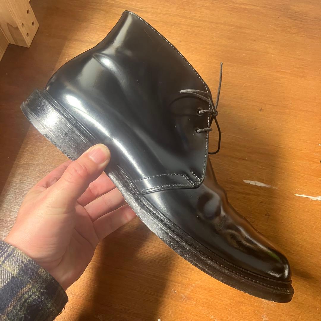 美品 ジョンストン&マーフィー コードバン LS43 チャッカブーツ