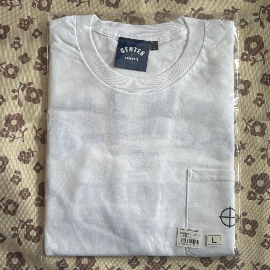 Lサイズ❣️ GLAY TERU プロデュースGENTENユニフォーム長袖ホワイト aftee_nlfggldn2400030n2xl3xl