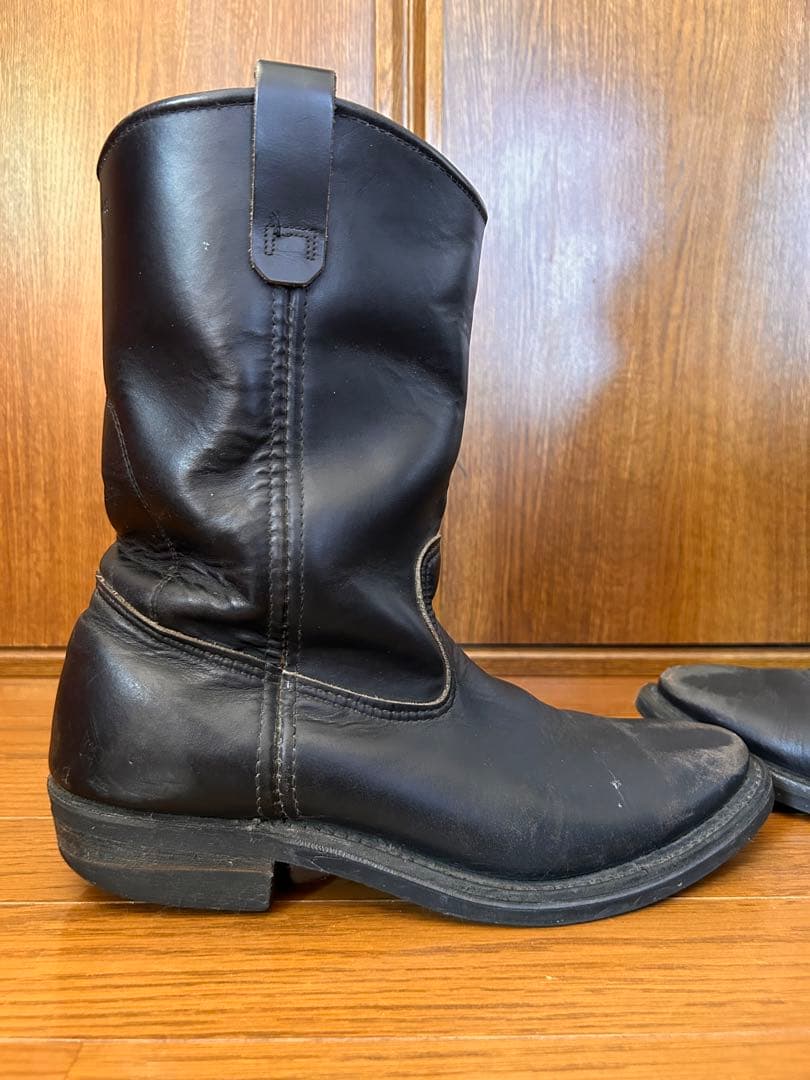 茶芯 縦 羽根タグ レッドウィング8155ペコスブーツ 95年製 8E 26cm