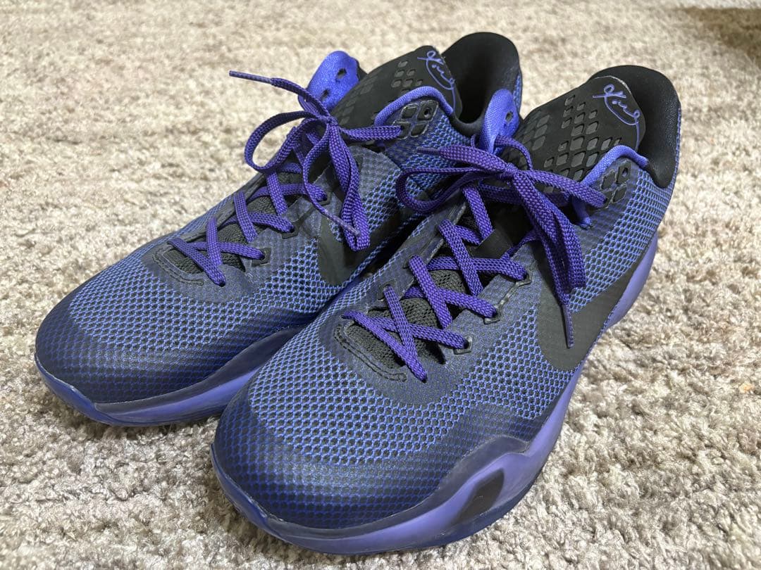 アンソニー様Nike Kobe10 Black/Persian Violet NIKE ZOOM KOBE X 10 BLACKOUT BLACK PERSIAN VIOLET PURLE PROTRO | eBay
