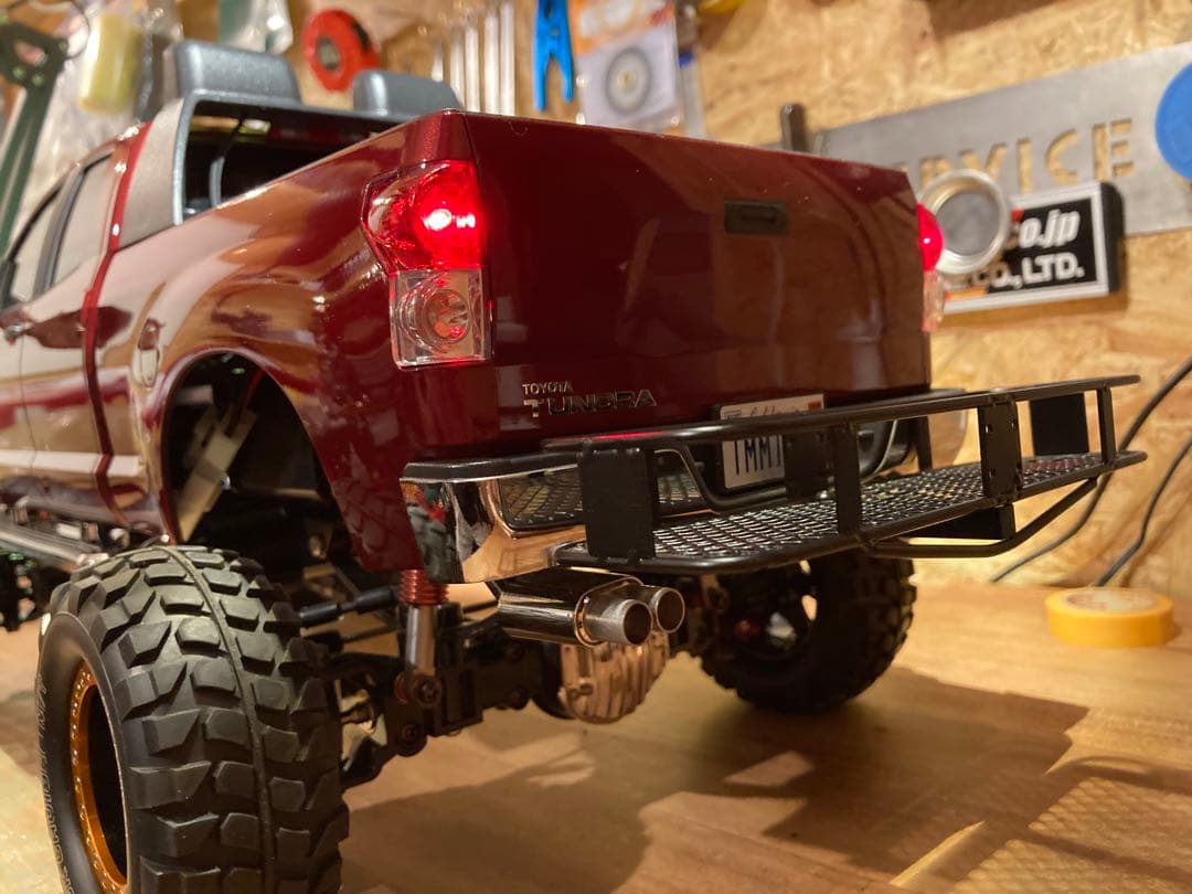 タミヤタンドラカスタム 実車北米トヨタカラー3Q3ウレタン塗装INJORA