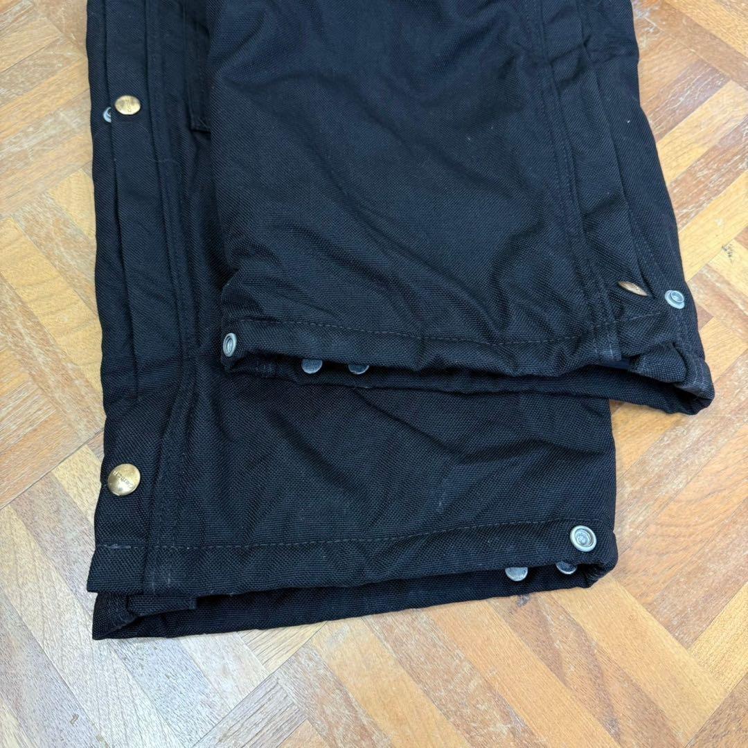 Carhartt カーハート 中綿 つなぎ ビブオーバーオール ブラック S51