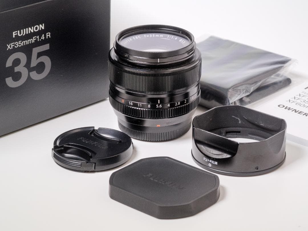 Fujinon XF35mmF1.4 R 単焦点レンズ フィルター付 - メルカリ
