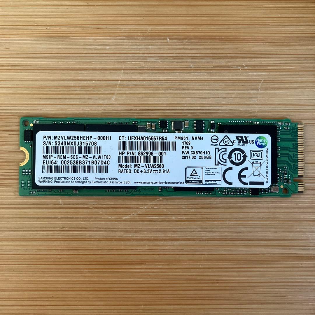 Samsung 256GB M.2 2280 PCIe NVMe SSD - メルカリ