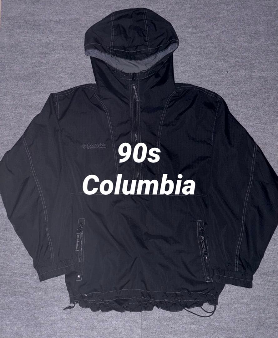 ジャケット・アウター 90s Columbia Black jacket Vintage Columbia 