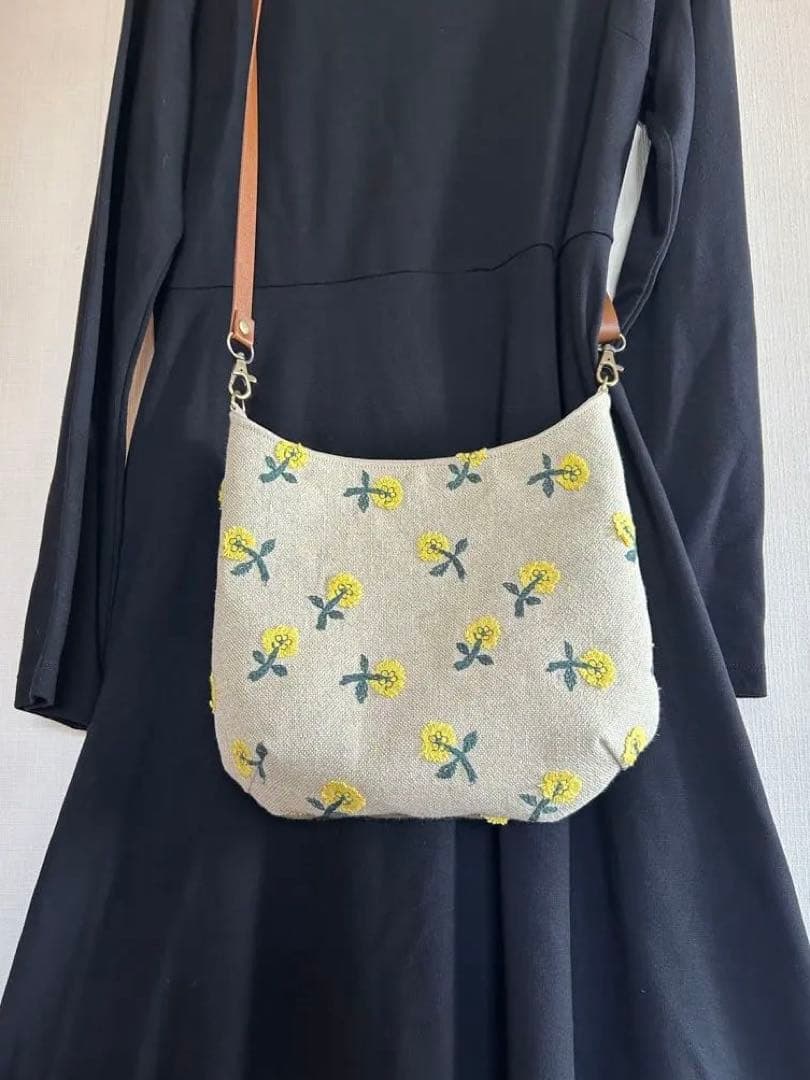 ミナペルホネン☆skip×タンバリンショルダーポシェット☆ハンドメイド