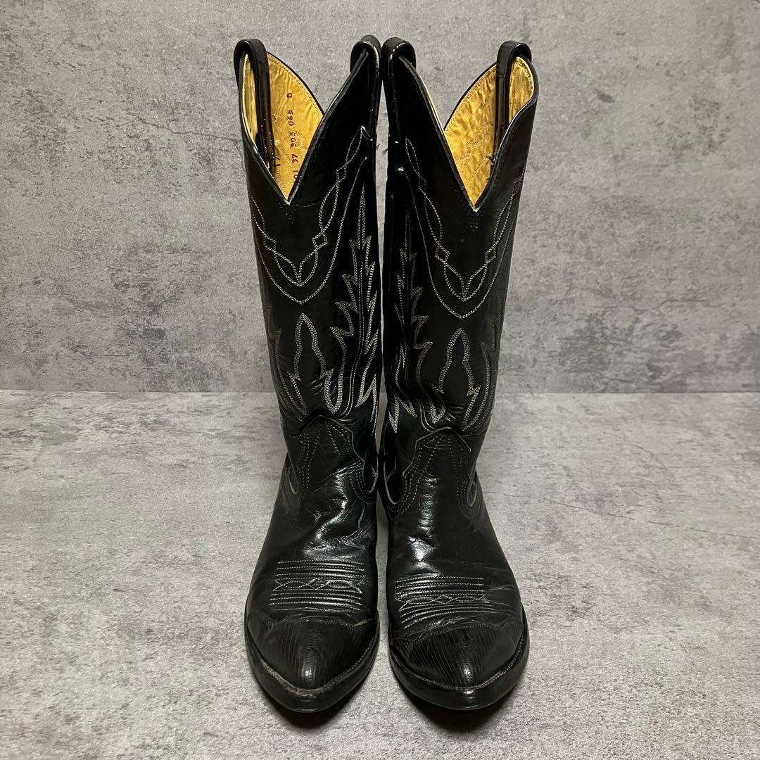極美品 ノコナ NOCONA ウエスタンブーツ ブラック 本革 2147 - メルカリ