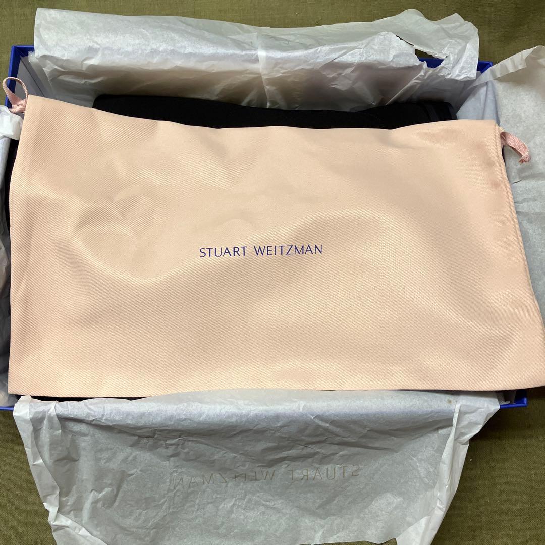 【まめ】23.5cm スチュアート ワイツマン 5050 ニーハイブーツ