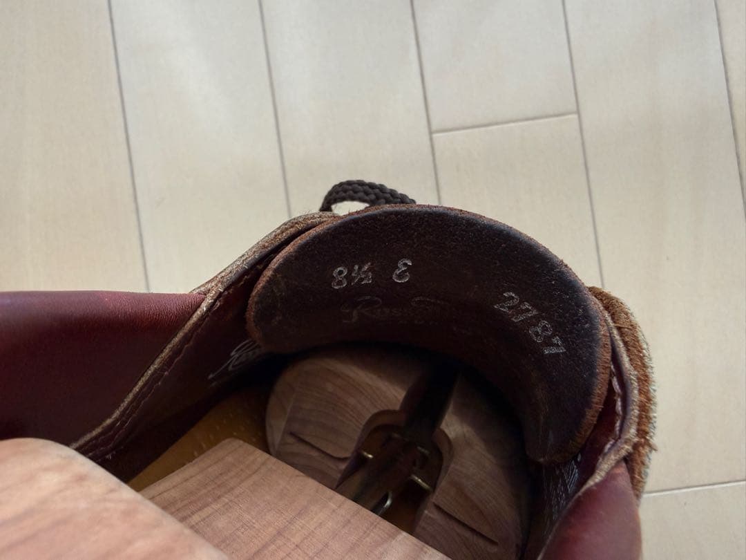 ラッセルモカシン ダークブラウン レザー モカシン 26.5cm