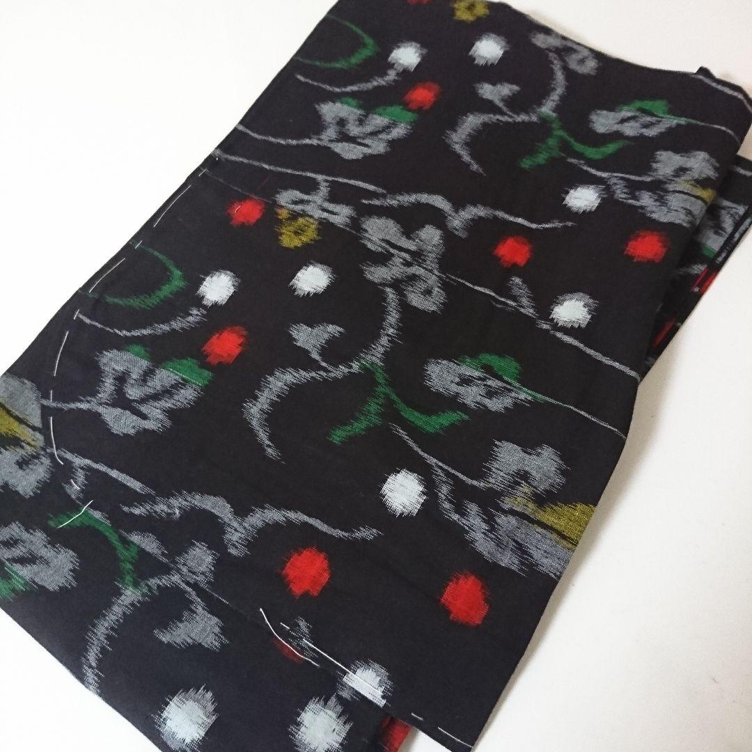 1582☆書生絣 久留米絣 綿 着物5枚セット おまとめ リメイク素材