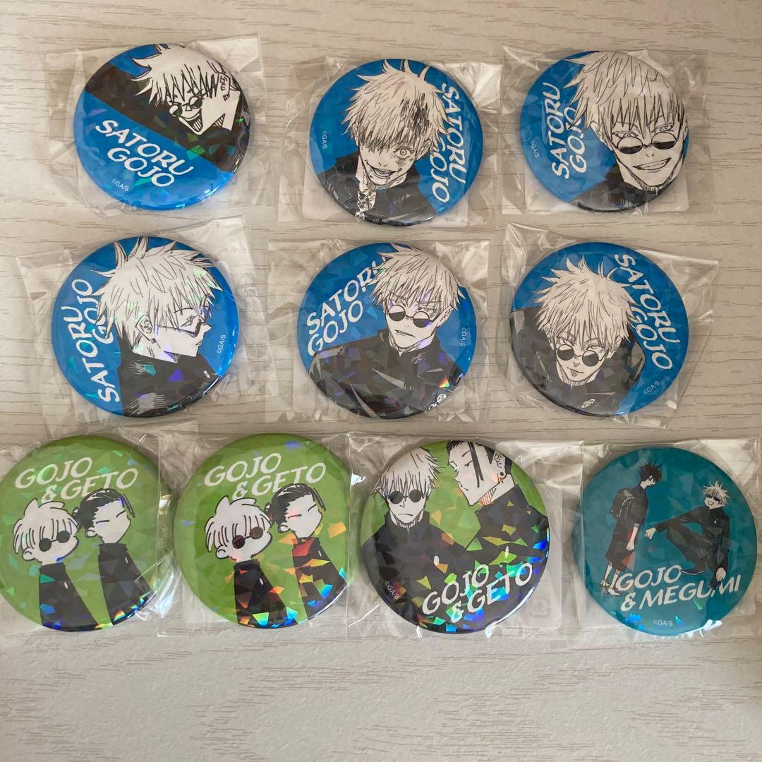 呪術廻戦五条悟オールスター缶バッジセット - メルカリ