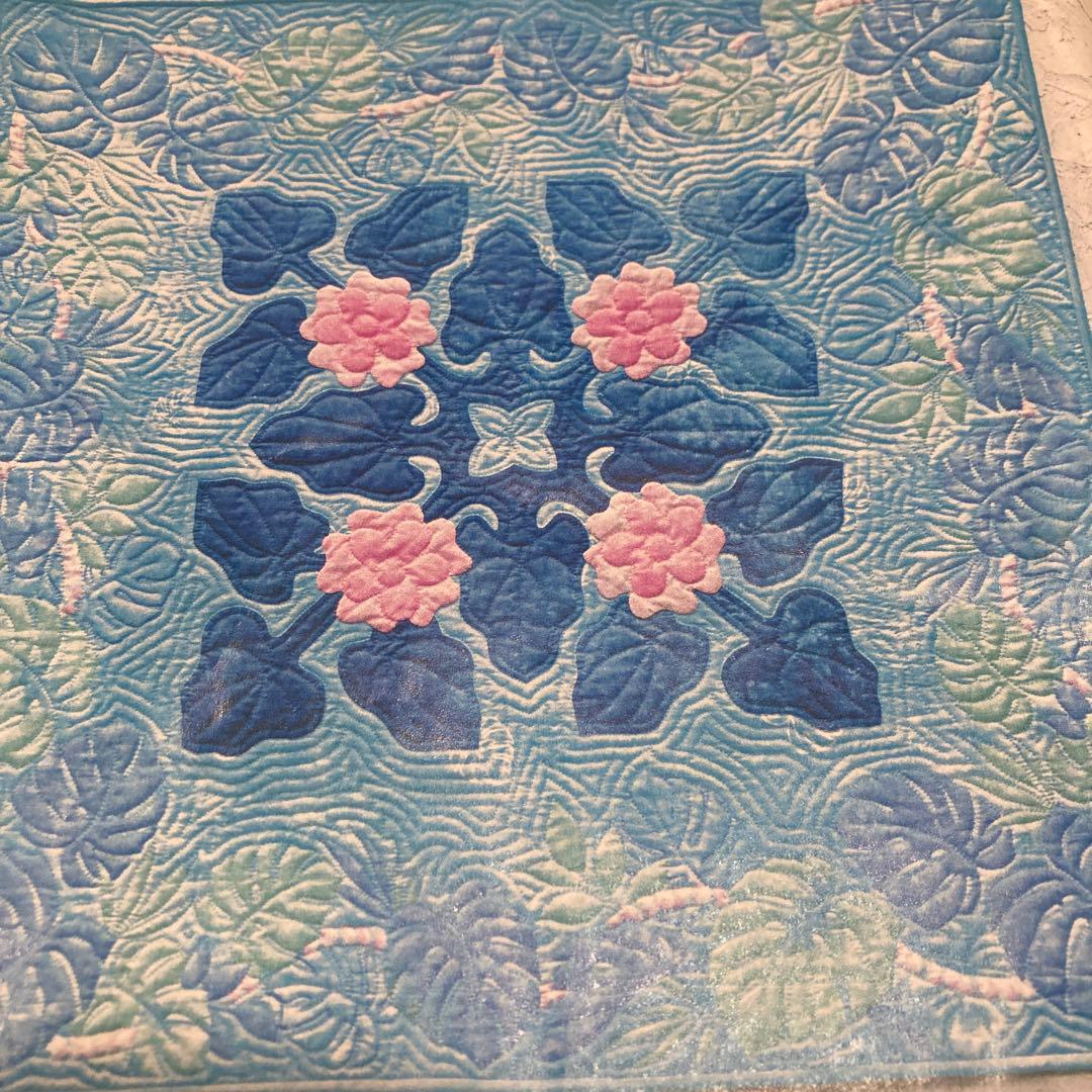 キャシーマム ハワイアンキルト キット ハウツリーのタペストリー