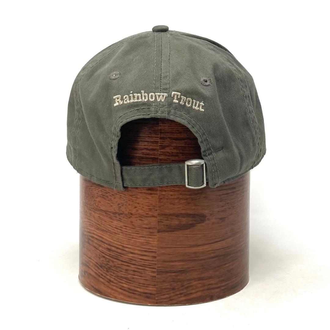 ビンテージ キャップ 魚 アウトドア 釣り フィッシング 古着 刺繍