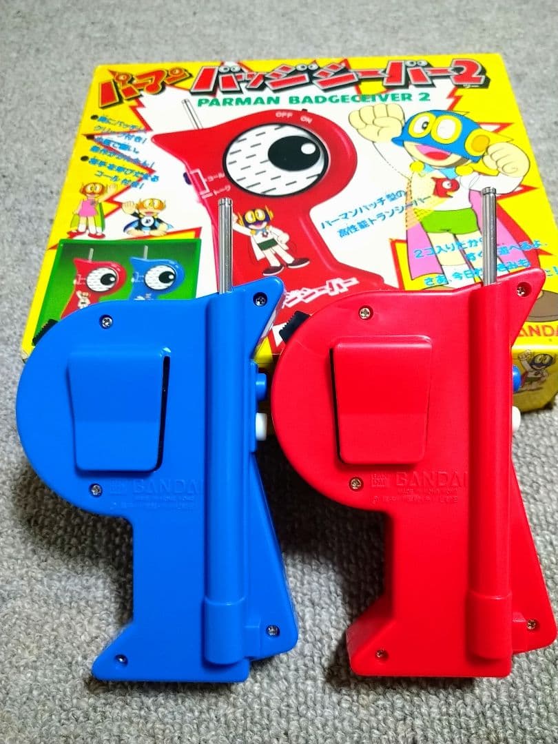 未使用】パーマン 日本製トランシーバー バッジシーバー 藤子・F