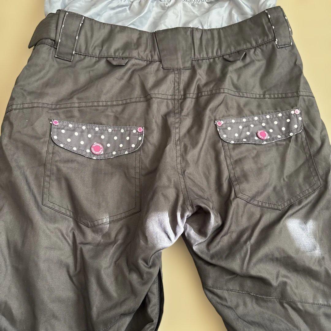 モダンアミューズメント スノーウェア スキー スノボ 雪遊び L ピンク 黒