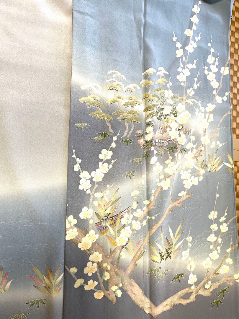 ♦️4点フルセット （二重太鼓の作り帯＋友禅訪問着 フォーマル用