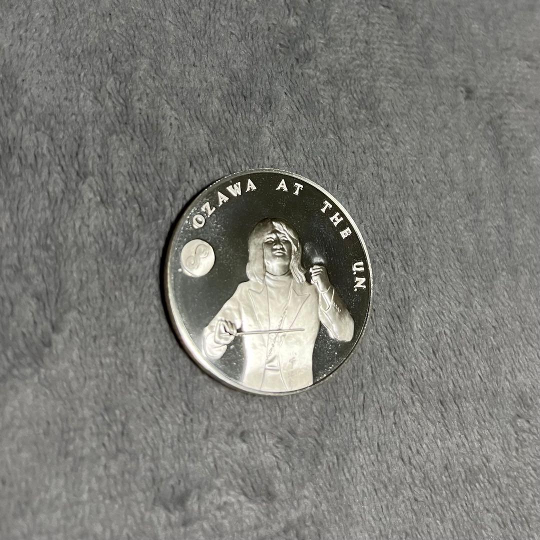 小沢征爾 シルバー925 国連デー コンサート 記念メダル - メルカリ