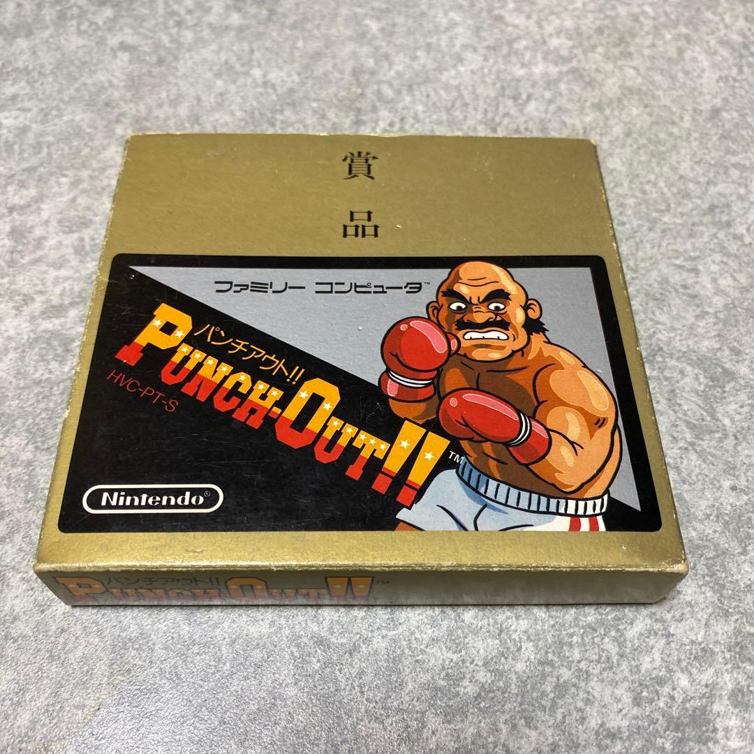 非売品 パンチアウト ゴールドカートリッジ 金カセット 箱説明書付属