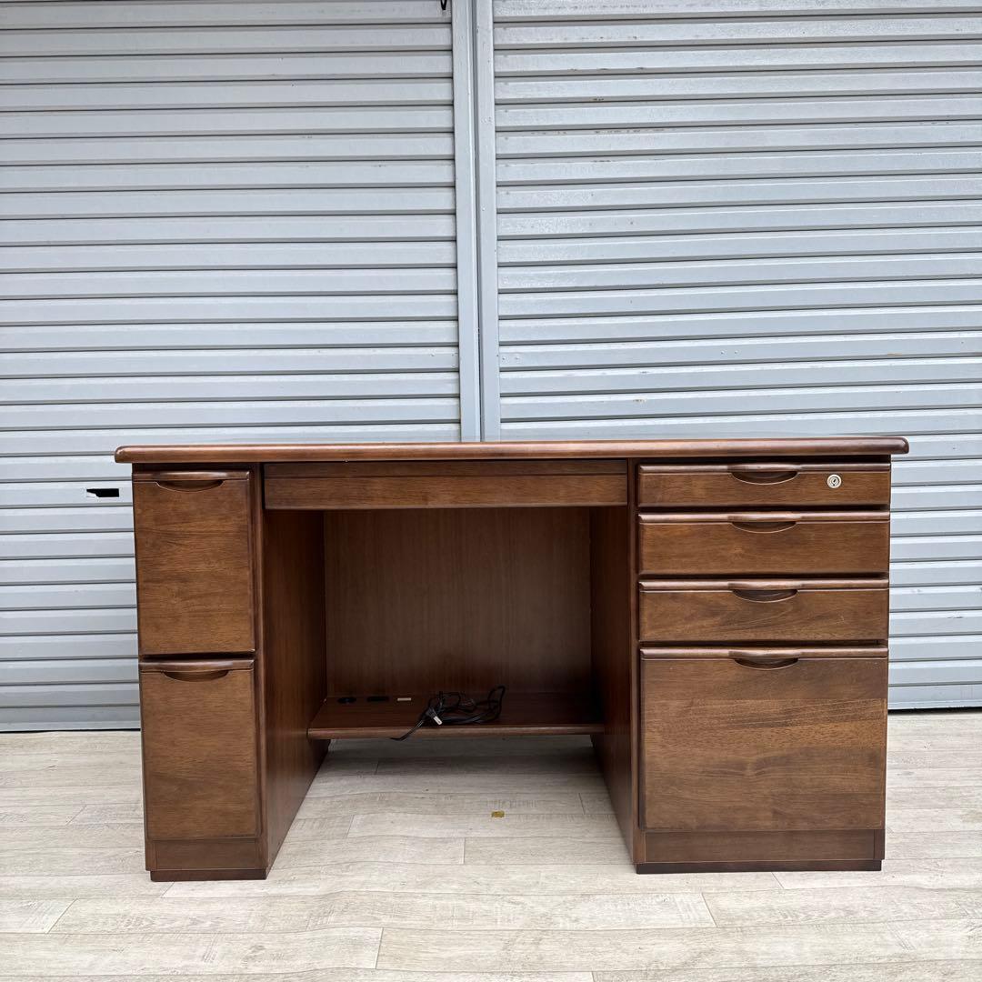 最終値下げ品 karimoku カリモク 両袖机 デスク 勉強机 - メルカリ