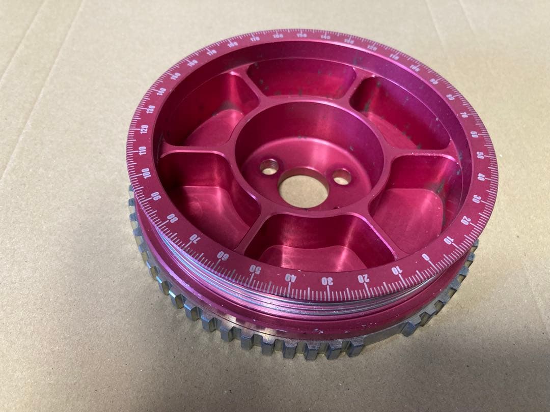 アバルト500/595 ハイパフォーマンスクランクプーリー 軽量 ハイパフォーマンスクランクプーリー 軽量クランクプーリー アバルト