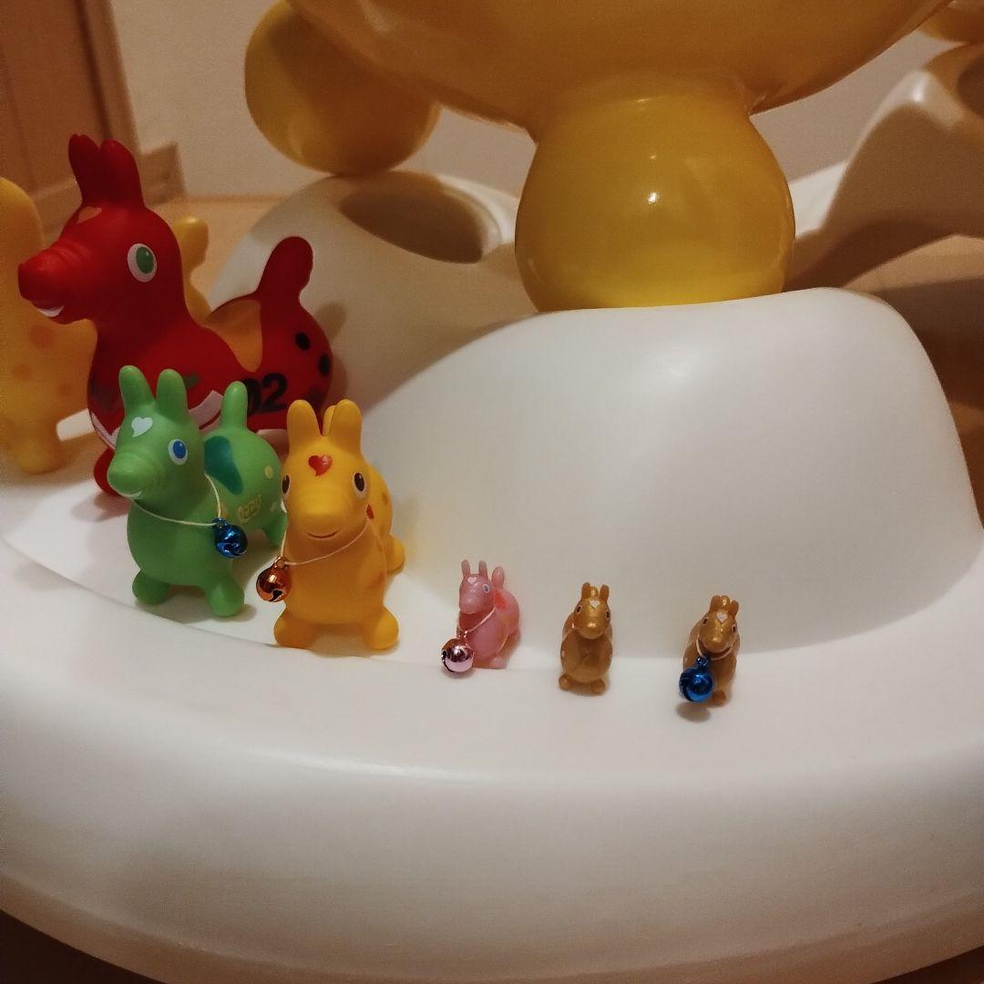 RODY ホッピング 大 中 小 超小合計27体 空気入れ ロッキング台座付き