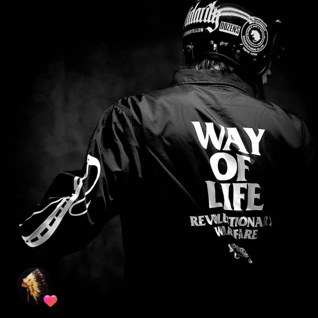 RATS ホットロッド 限定 コーチジャケット 黒HRCS WAYOFLIFE - メルカリ