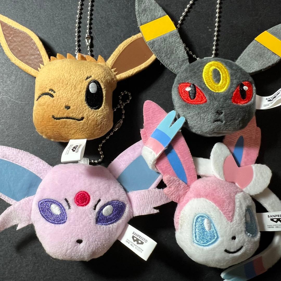 ブラッキー ニンフィア ポケットモンスター ボールチェーン フェイス