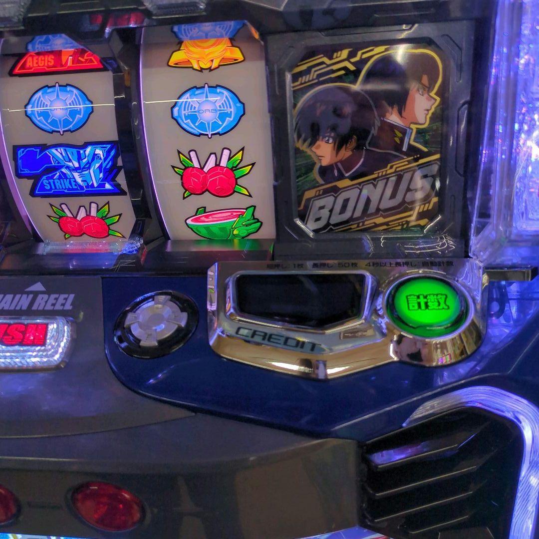 パチスロ実機 スマスロ機動戦士ガンダムSEED 簡易ユニット付 送料無料