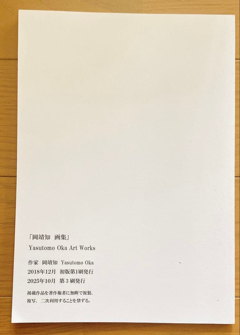サイン入り】岡靖知画集 作品集 Yasutomo Oka Art Works - メルカリ