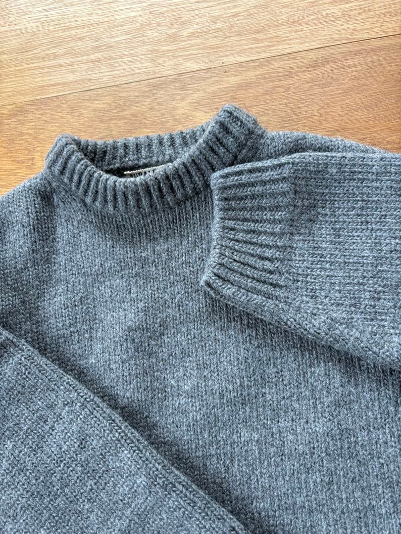 AURALEE グレー セーター SUPER MILLED KNIT - メルカリ