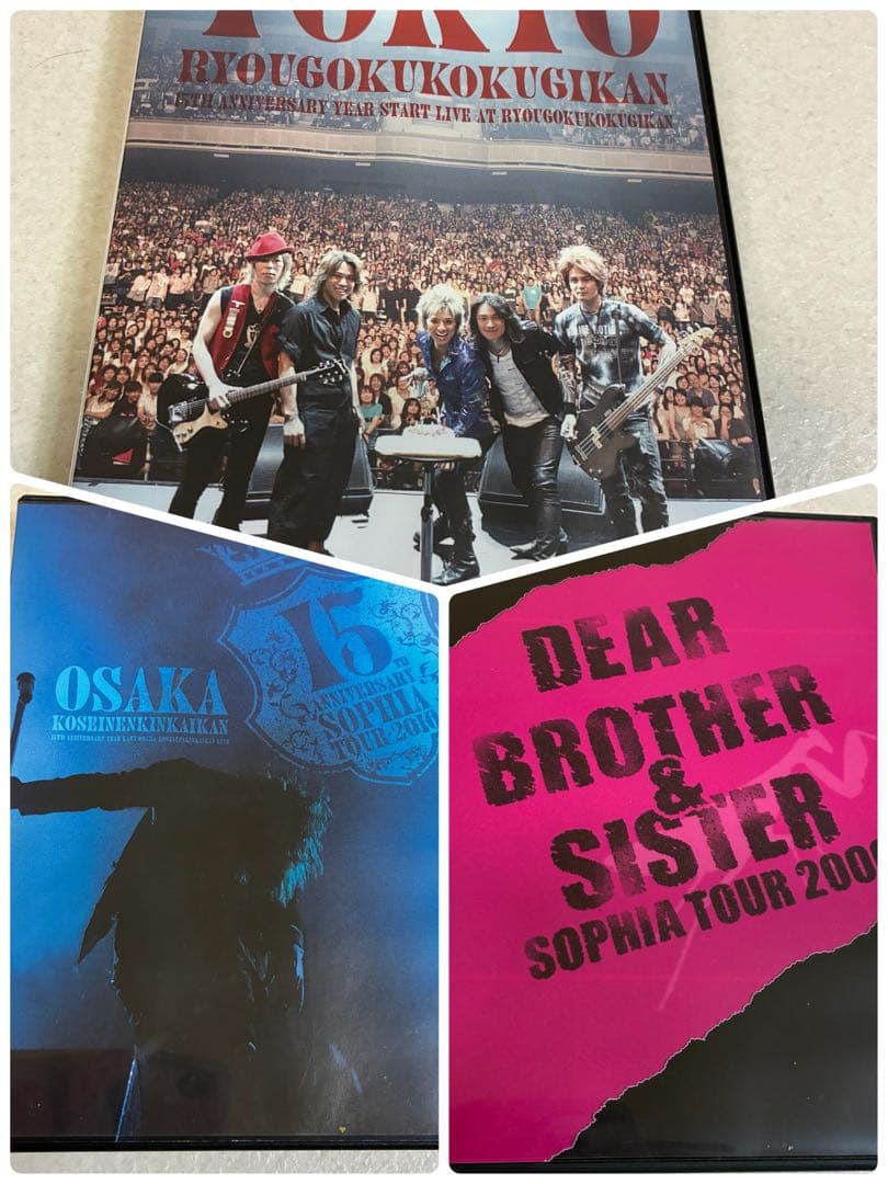 SOPHIA 限定販売 LIVE DVD 3枚セット SOPHIA 15th LiveDVDセット - メルカリ