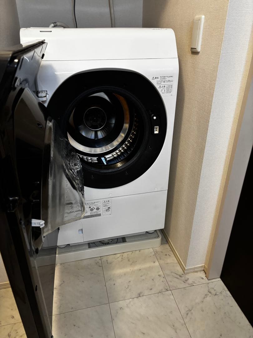SHARP ドラム式洗濯乾燥機ES-WS13 左開き 2021年購入 - メルカリ