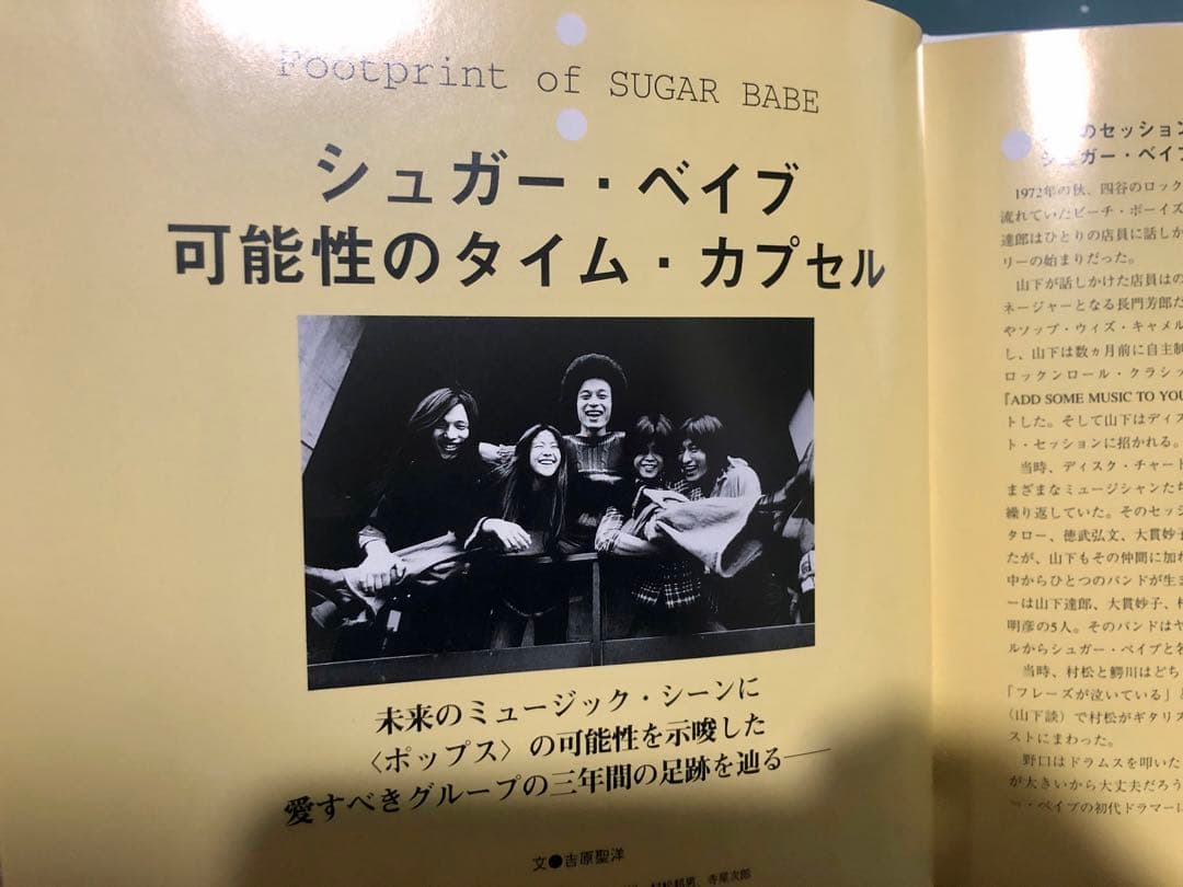 山下達郎 シングス・シュガーベイブ コンサートパンフレット - メルカリ