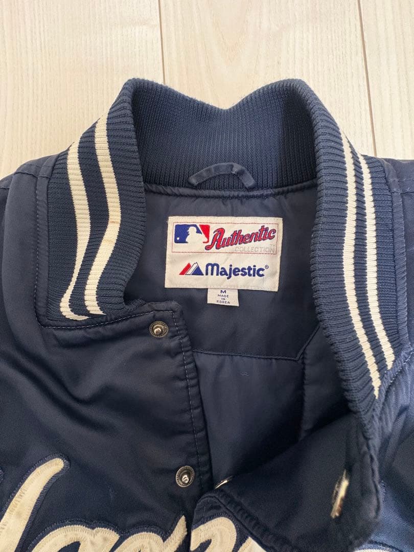 90s スターター ヤンキース スタジャン 右肩パッチ グレー M - メルカリ