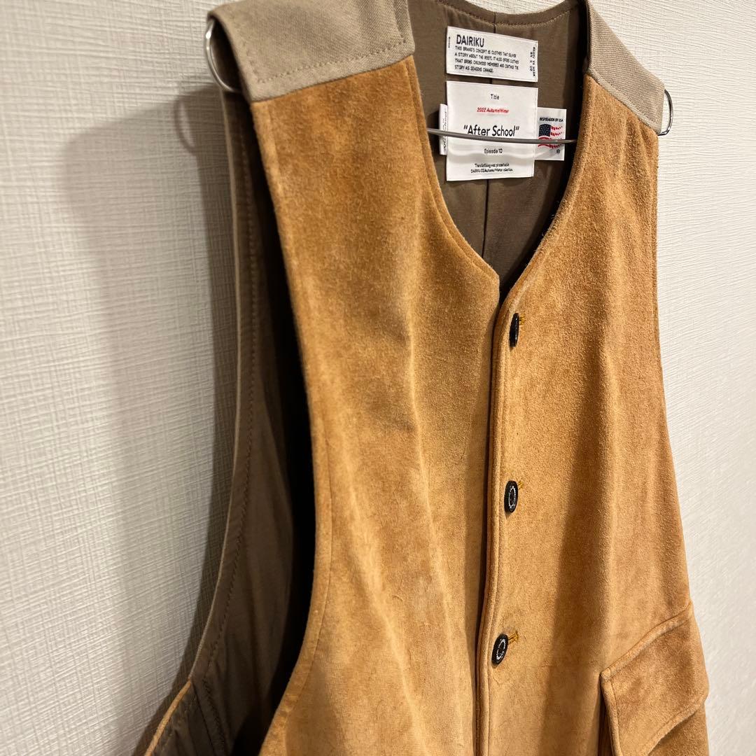 DAIRIKU After School 馬革 ベスト - メルカリ