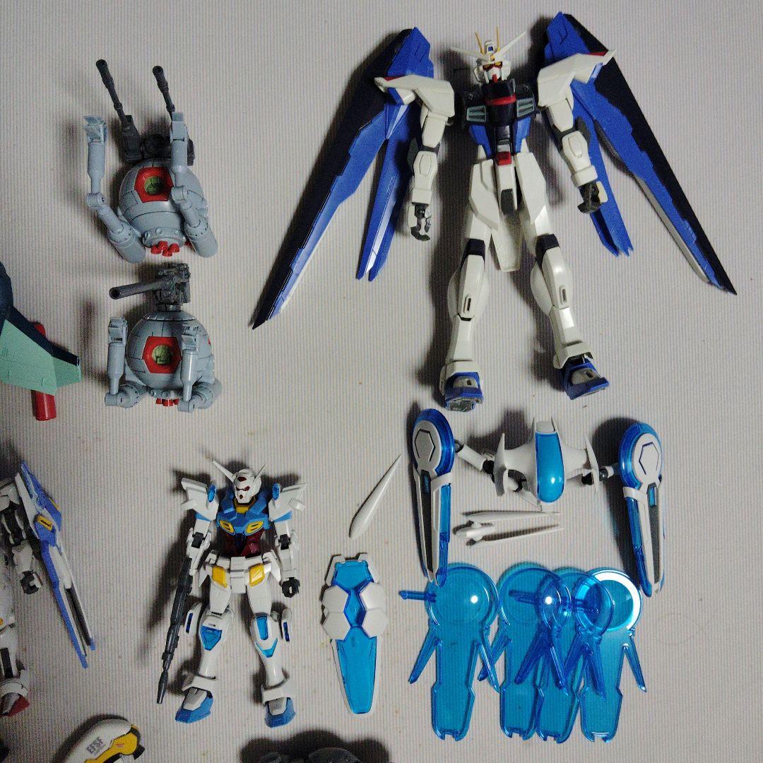 ジャンクHG EG MG SD ガンプラ 完成品 53体セット+ 複数パーツ