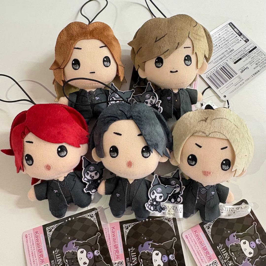 LUNA SEA KUROMI クロミ ぬいぐるみ マスコット 5体セット - メルカリ