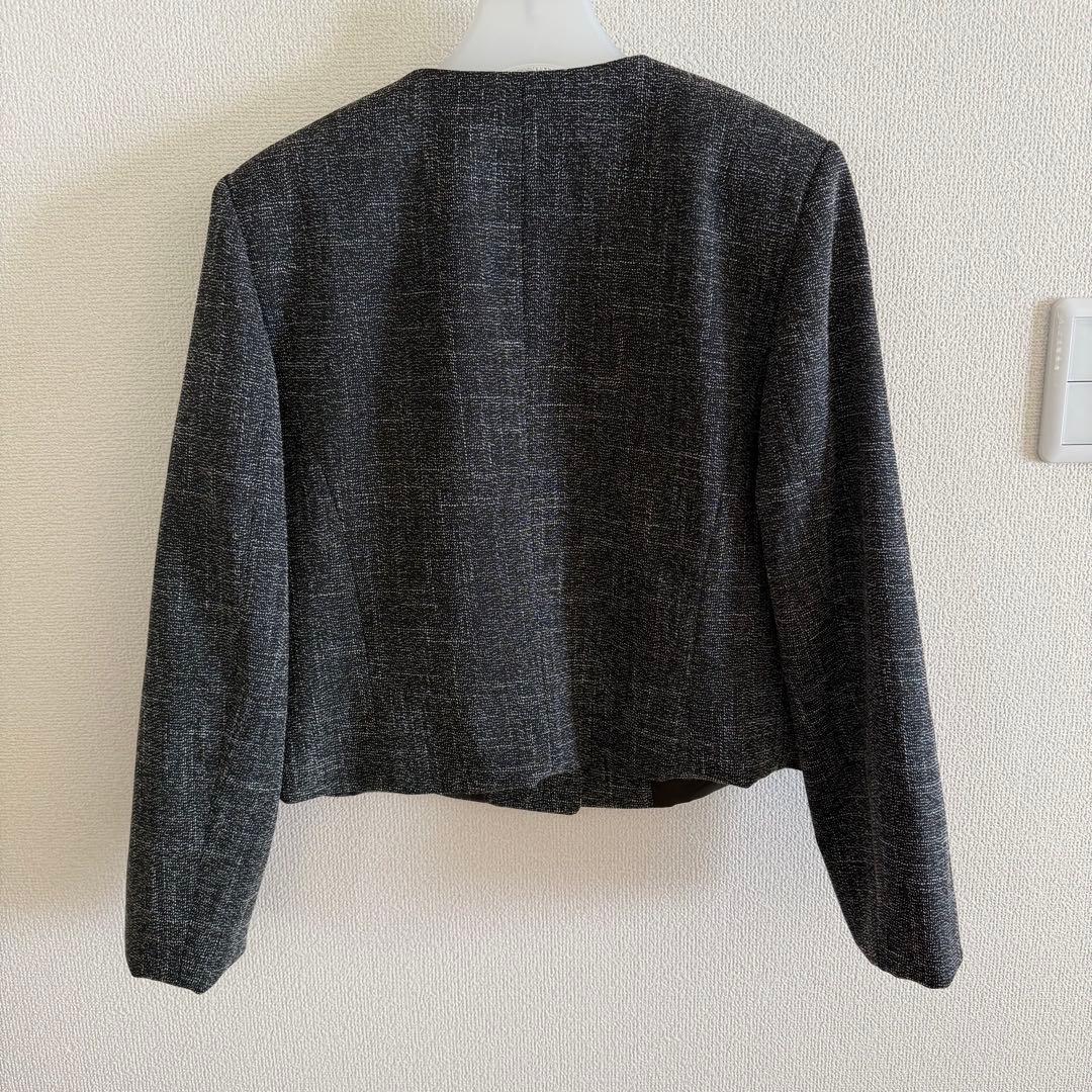 美品 ZARA メランジショートブレザー - メルカリ