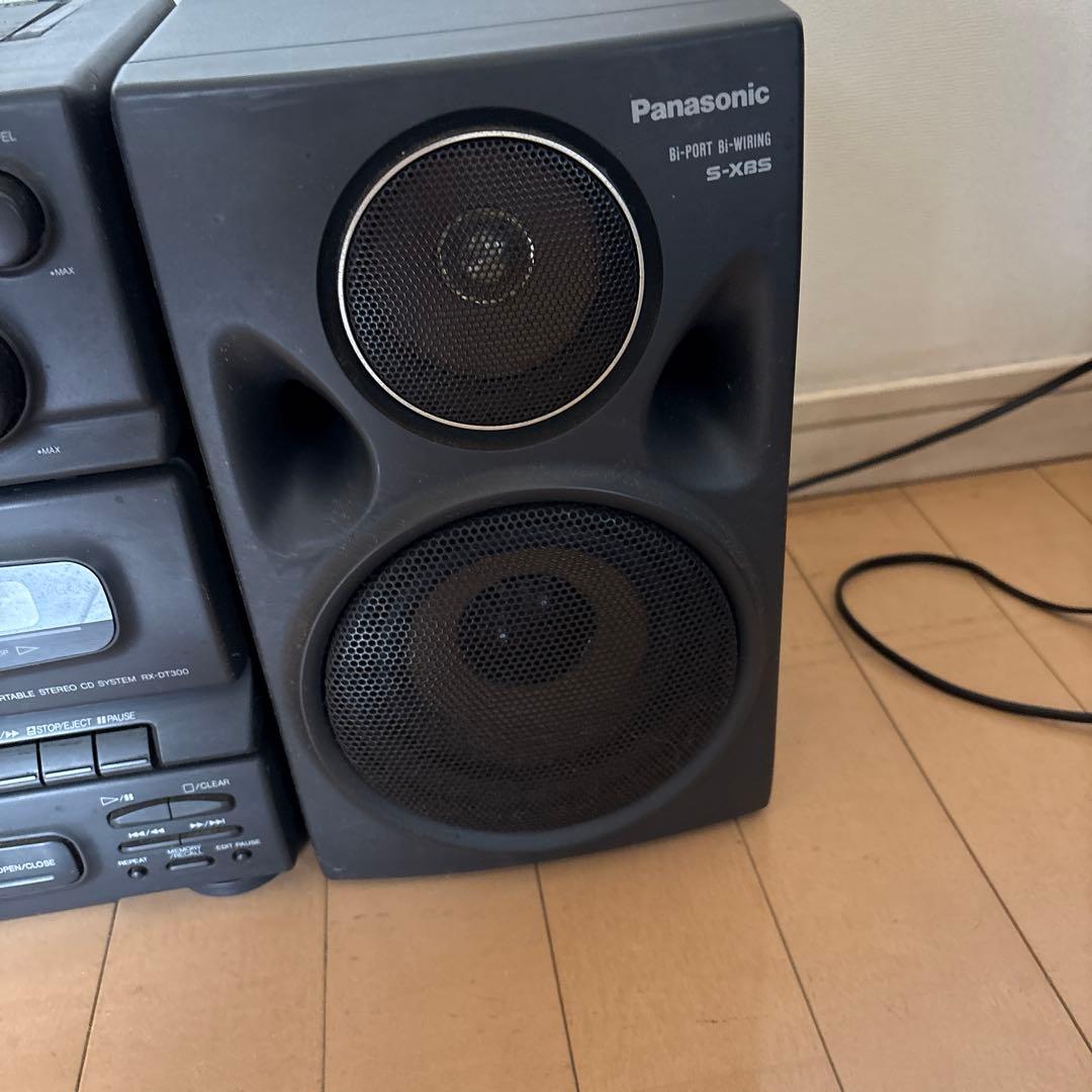 Panasonic S-XBS ミニコンポ CDカセットデッキ - メルカリ