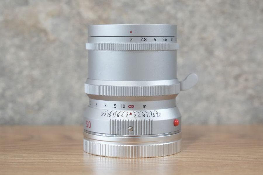 LIGHT LENS LAB M 50mm F2 SPII シルバー 付属品完備 Light Lens Lab 50mm f/2 